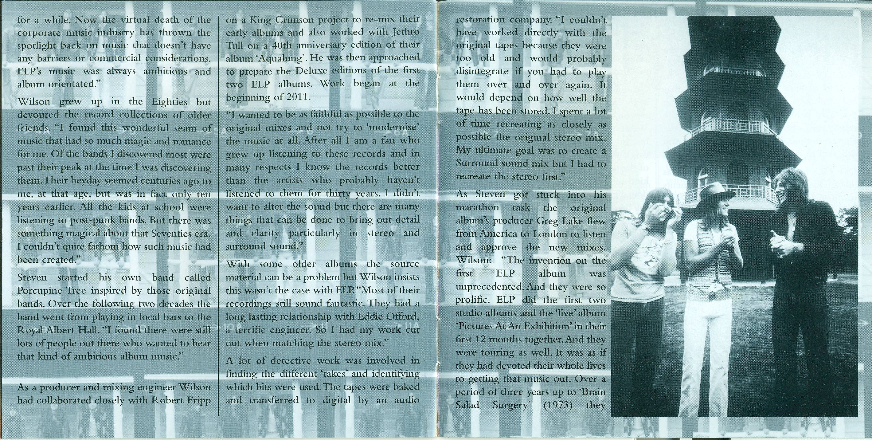 Emerson, Lake and Palmer Emerson, Lake and Palmer 2cd : Booklet 6